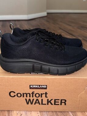 Kirkland Signature Black Men's Comfort Walker Sneakers
